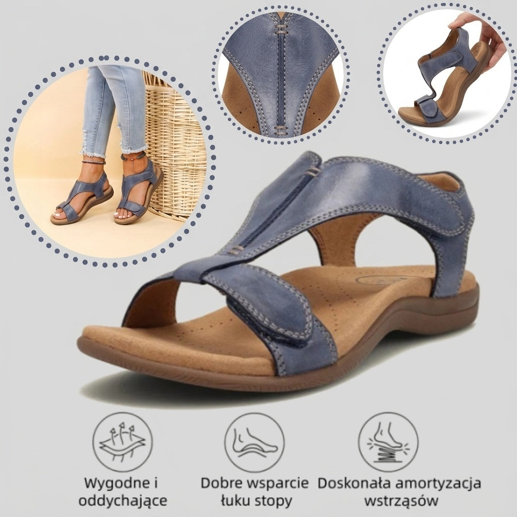 🔥 Ograniczona czasowo zniżka 50%! Letnie sandały ortopedyczne – ergonomiczne, wygodne i oddychające, które łagodzą ból. ✅