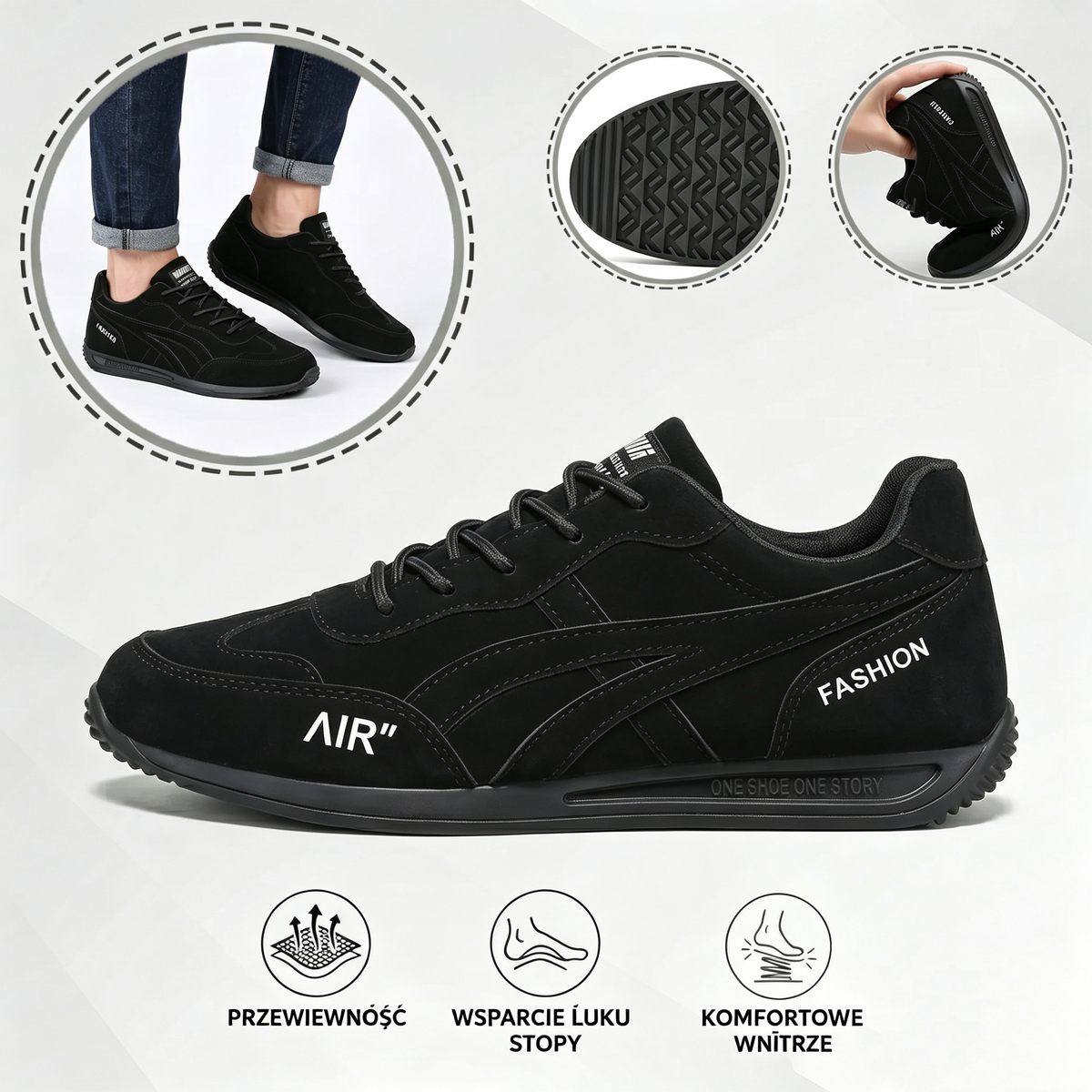 ⏰Promocja 50% zniżki | Nowość na rynku, połowa ceny przez ograniczony czas. Ergonomiczna konstrukcja, doskonała amortyzacja i korekcja chodu.