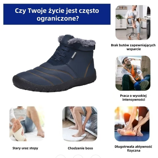(🔥50% zniżki dzisiaj - ⏰Nie przegap!) - Miękkie i wygodne śniegowce Flemat® (z podparciem łuku stopy - dzięki czemu chodzenie jest łatwiejsze)
