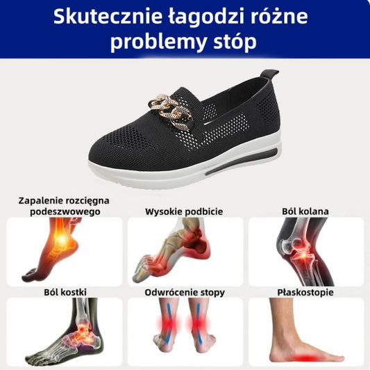Buty ortopedyczne flemat® | Obuwie wiosenne łagodzące ból pleców, stawów i stóp; oddychające i wygodne