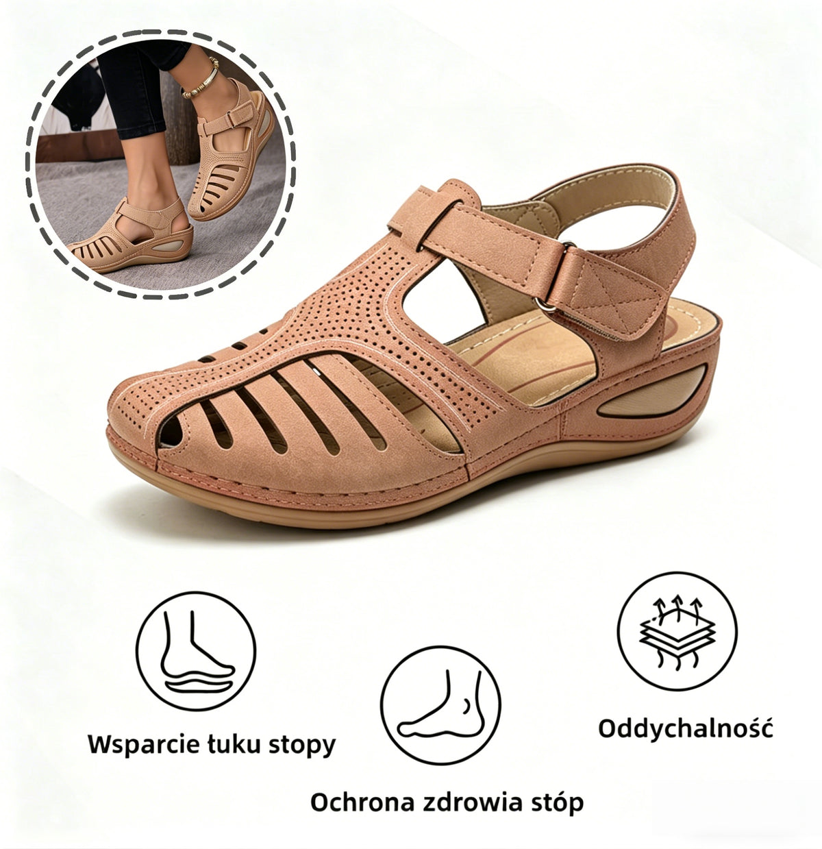 🎉50% zniżki dzisiaj - Nie przegap! ⏰✅Wsparcie łuku stopy✅Wygodne i bezbolesne chodzenie✅Ergonomiczna konstrukcja