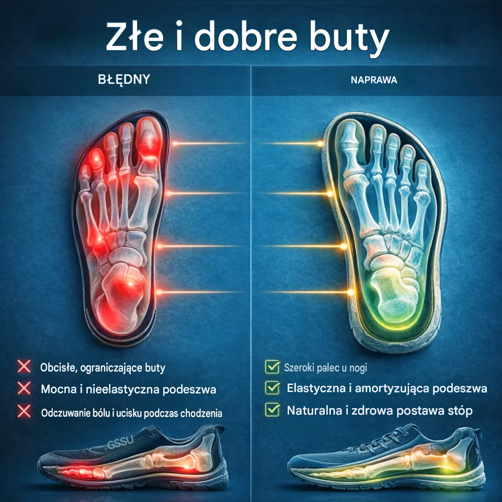 🔥 50% zniżki | buty ortopedyczne flemat® | Zapewniają wsparcie łuku stopy, łagodzą ból i ułatwiają chodzenie | Odpowiednie zarówno dla mężczyzn, jak i kobiet.