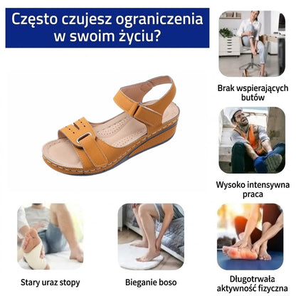 ⏰Ograniczona czasowo promocja z obniżką o połowę🔥Letnie sandały ortopedyczne ✅Wsparcie łuku stopy ✅Wygodne i bezbolesne chodzenie ✅Ergonomiczna konstrukcja