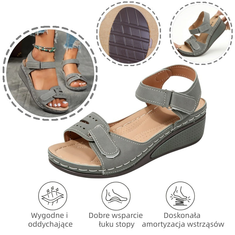 🔥 Ograniczona czasowo zniżka 50%! Letnie sandały ortopedyczne – ergonomiczne, wygodne i oddychające, które łagodzą ból. ✅