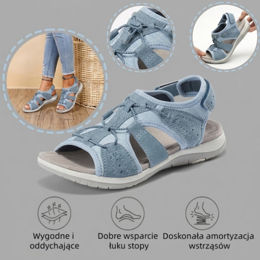 🔥 Ograniczona czasowo zniżka 50%! Letnie sandały ortopedyczne – ergonomiczne, wygodne i oddychające, które łagodzą ból. ✅