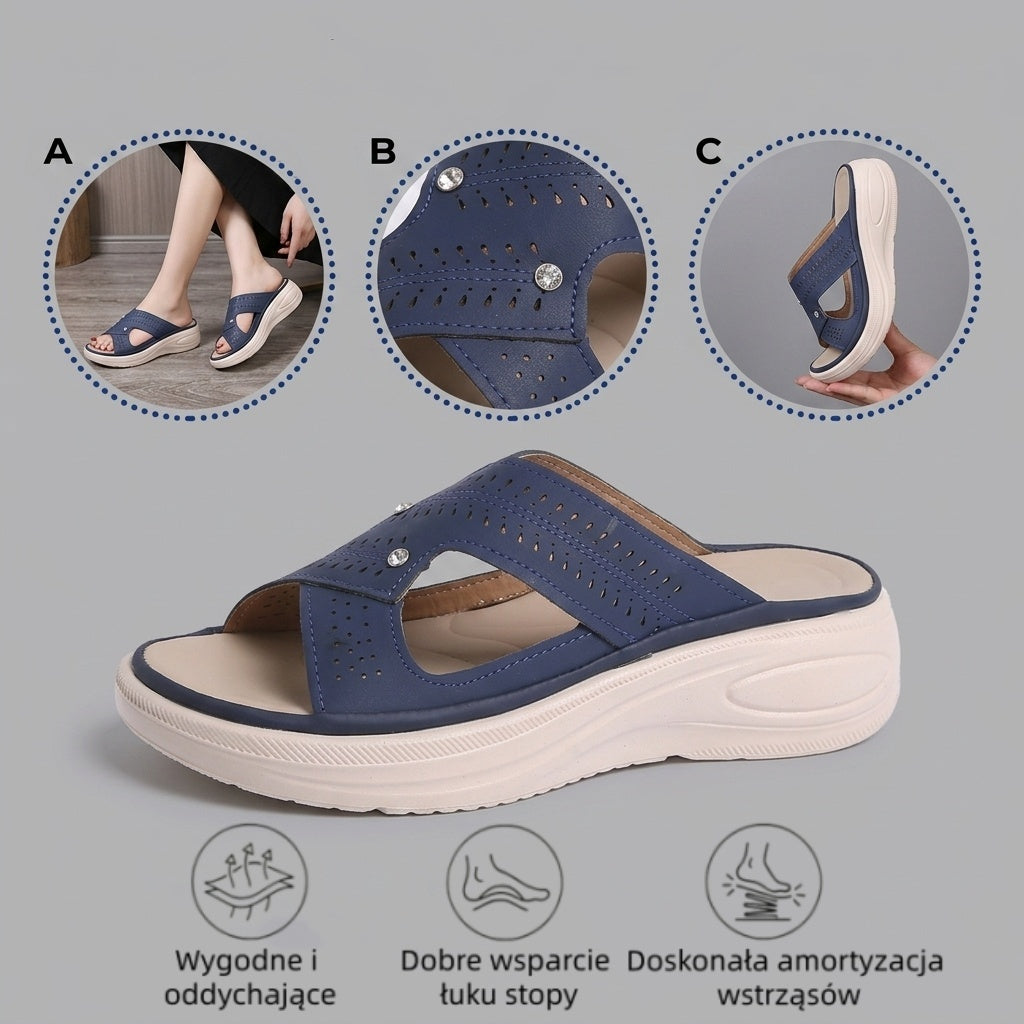 🔥 Ograniczona czasowo zniżka 50%! Letnie sandały ortopedyczne – ergonomiczne, wygodne i oddychające, które łagodzą ból. ✅