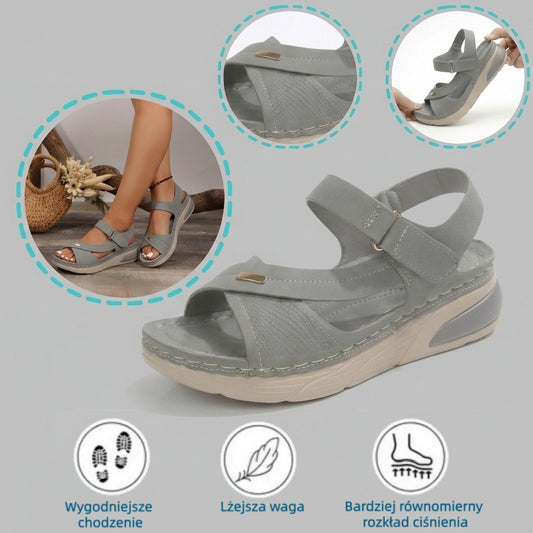 🔥 Ograniczona czasowo zniżka 50%! Letnie sandały ortopedyczne – ergonomiczne, wygodne i oddychające, które łagodzą ból. ✅