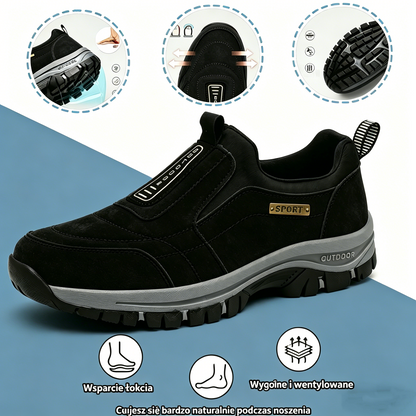 (🔥50% zniżki dzisiaj - nie przegap!)flemat® - Męskie buty ortopedyczne z amortyzacją ✅ Pożegnaj ból stóp i ciesz się całodziennym komfortem!