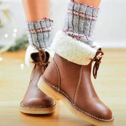 (🔥Ograniczona czasowo zniżka 50% - Nie przegap!)⏰ - Miękkie i wygodne buty z owczej skóry w stylu vintage (z podparciem łuku stopy dla łatwiejszego chodzenia)