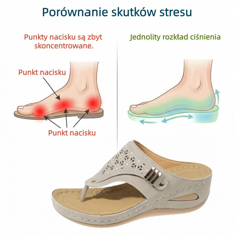 🔥 Ograniczona czasowo zniżka 50%! Letnie sandały ortopedyczne – ergonomiczne, wygodne i oddychające, które łagodzą ból. ✅