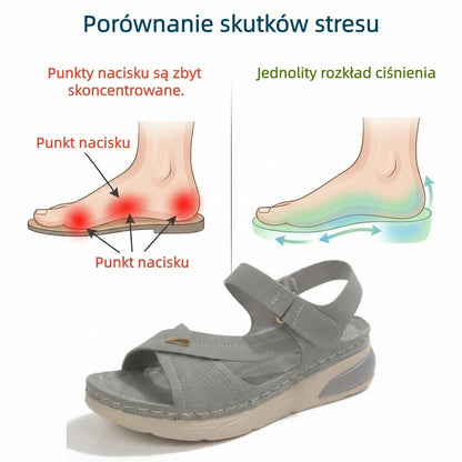 🔥 Ograniczona czasowo zniżka 50%! Letnie sandały ortopedyczne – ergonomiczne, wygodne i oddychające, które łagodzą ból. ✅