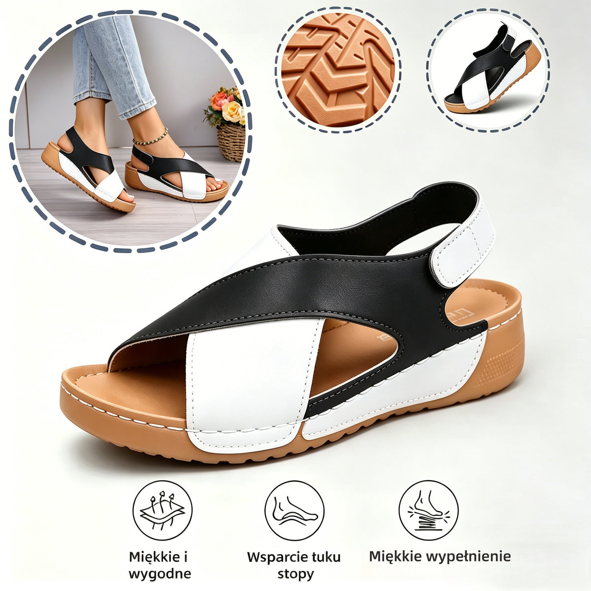 🎉50% zniżki dzisiaj - Nie przegap! ⏰✅Wsparcie łuku stopy✅Wygodne i bezbolesne chodzenie✅Ergonomiczna konstrukcja