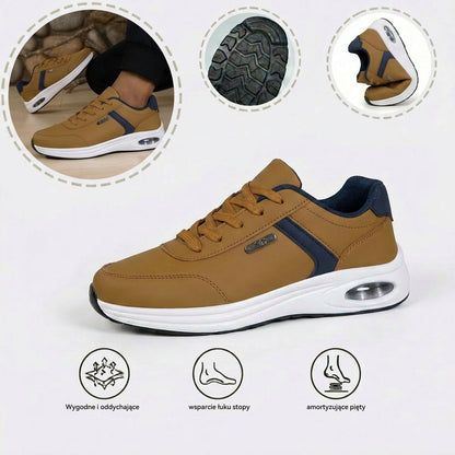 🔥 50% zniżki | Buty ortopedyczne Flemat® | Zapewniają wsparcie łuku stopy, aby złagodzić ból; lekkie, amortyzujące i mają cholewkę wykonaną z wodoodpornej skóry.