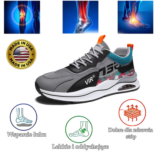 Buty sportowe flemat® | Szerokie noski redukują nacisk na stopę i zapewniają całodzienny komfort.