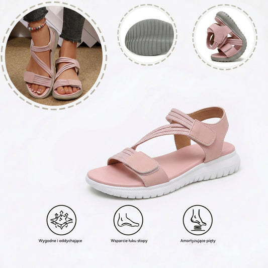 🔥Specjalna oferta letnia: klasyczne sandały ortopedyczne na lato, łączące wsparcie i oddychalność - ergonomicznie zaprojektowane wsparcie łuku stopy, regulowana szerokość i pochlebne linie nogawek.