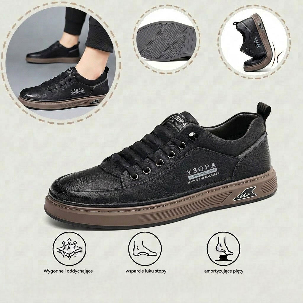 🔥 Buty ortopedyczne flemat® | Najwygodniejsze i najpopularniejsze w Polsce skórzane buty na lato 2026, łagodzące ból i ułatwiające chodzenie