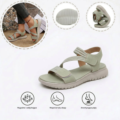 🔥Specjalna oferta letnia: klasyczne sandały ortopedyczne na lato, łączące wsparcie i oddychalność - ergonomicznie zaprojektowane wsparcie łuku stopy, regulowana szerokość i pochlebne linie nogawek.