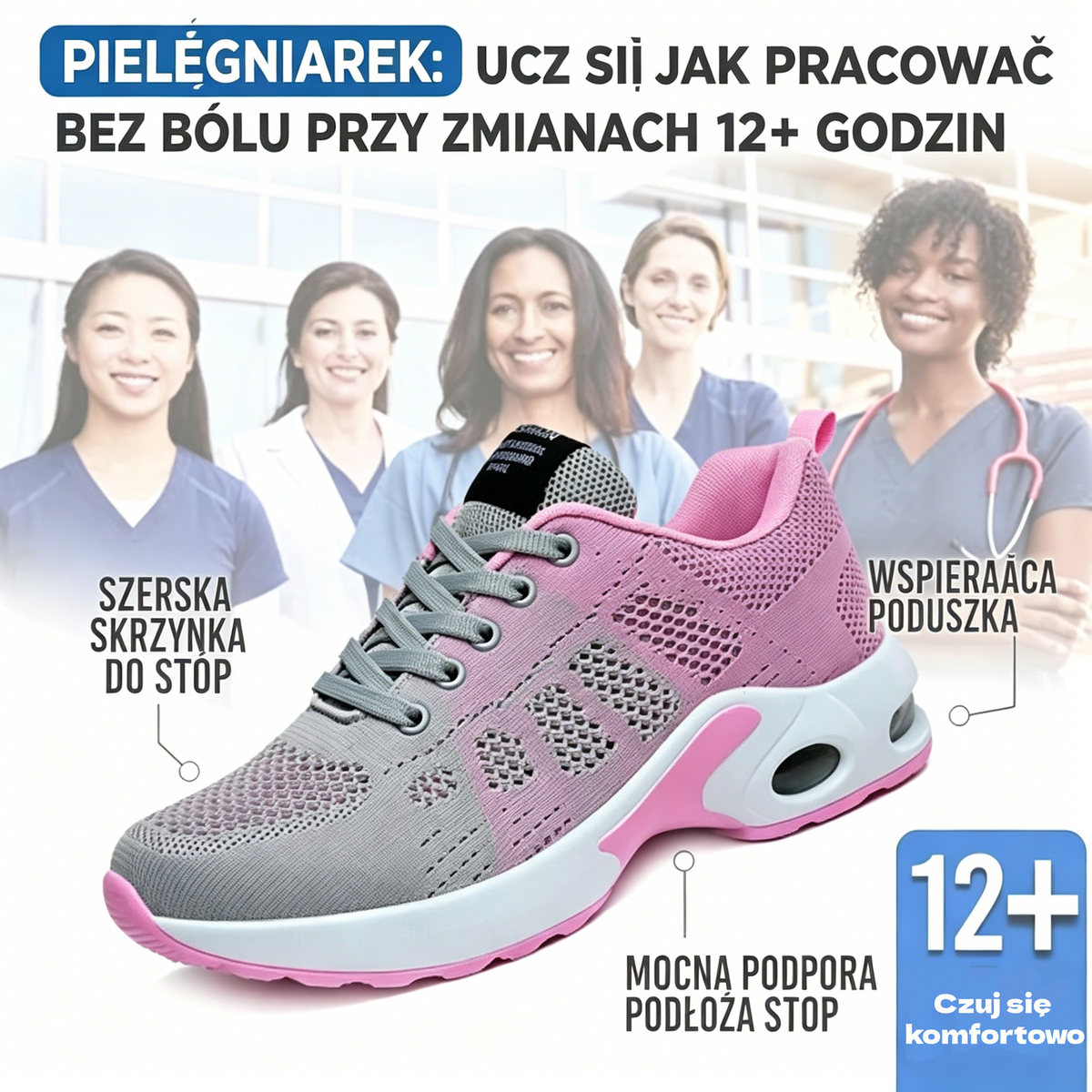 (🔥50% zniżki dzisiaj - nie przegap!) ⏰flemat® - Miękkie i wygodne, amortyzowane, ortopedyczne buty sportowe ✅ (wsparcie łuku stopy, łagodzenie dyskomfortu)