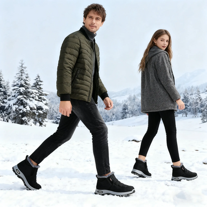 (🔥Oferta ograniczona czasowo - 50% zniżki - Nie przegap!) Wygodne i ergonomiczne zimowe buty z ciepłą wełnianą podszewką - łagodzą ból pleców, stawów i stóp.