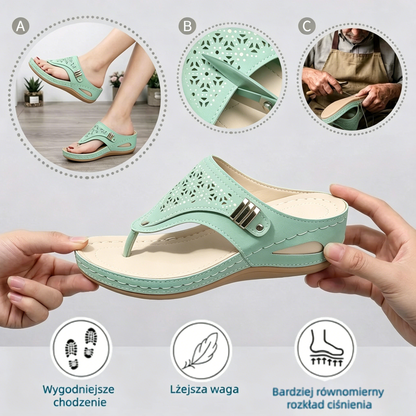 🔥 Ograniczona czasowo zniżka 50%! Letnie sandały ortopedyczne – ergonomiczne, wygodne i oddychające, które łagodzą ból. ✅