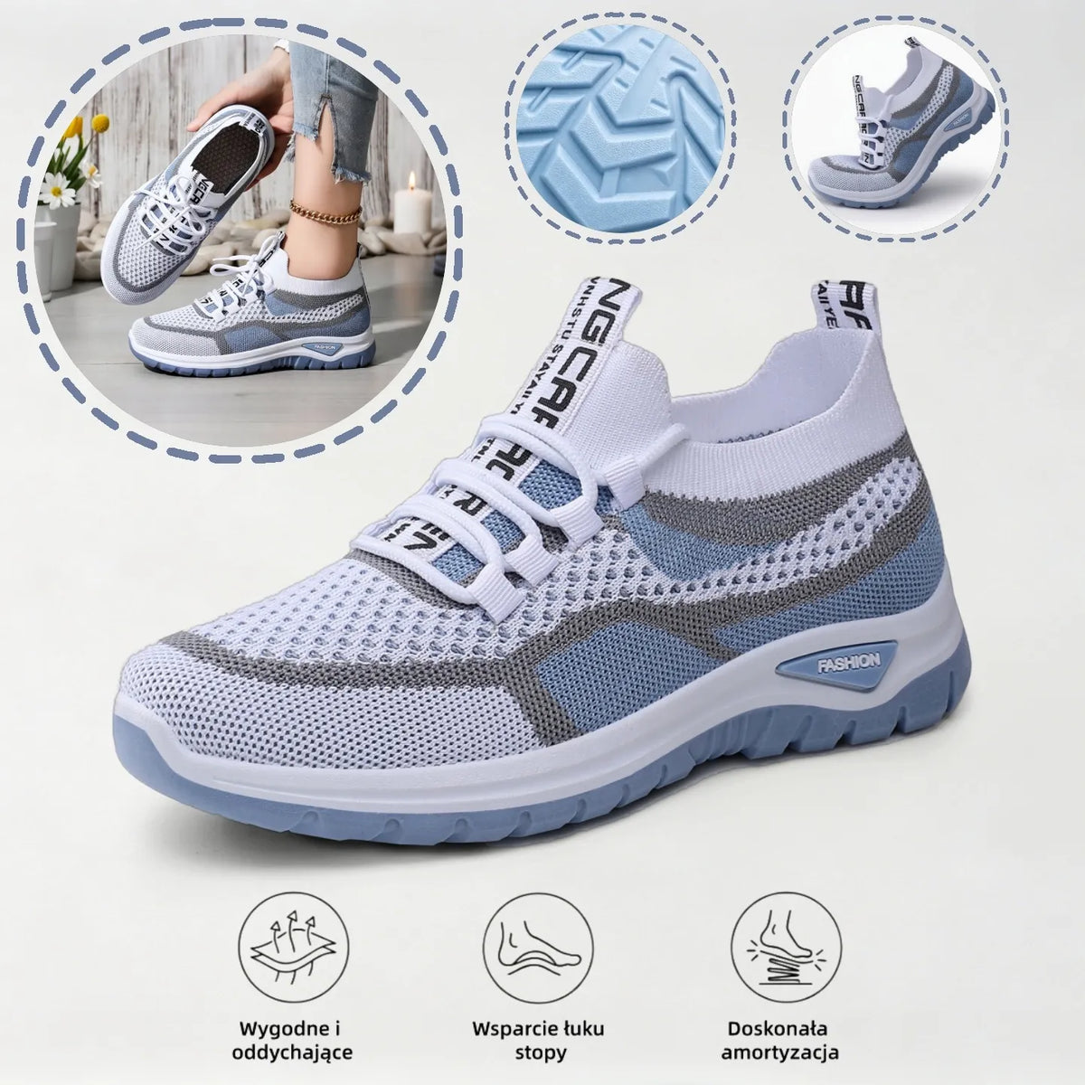 Buty ortopedyczne flemat® | Obuwie wiosenne łagodzące ból pleców, stawów i stóp; oddychające i wygodne