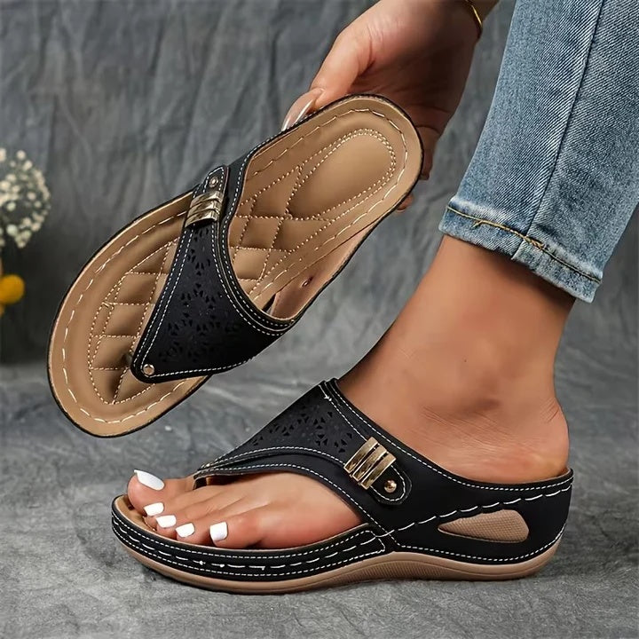 🔥 Ograniczona czasowo zniżka 50%! Letnie sandały ortopedyczne – ergonomiczne, wygodne i oddychające, które łagodzą ból. ✅