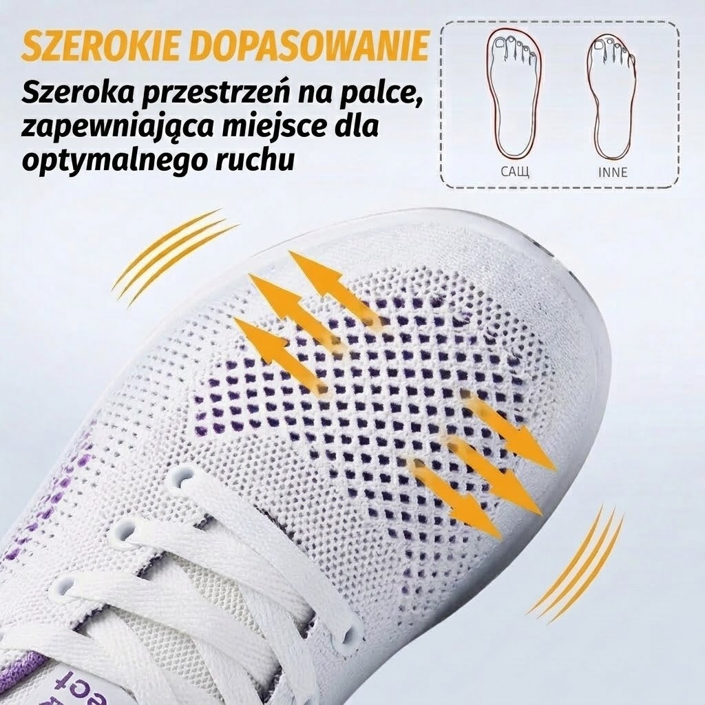 (🔥60% zniżki dzisiaj - nie przegap!)flemat® - Damskie buty ortopedyczne z amortyzacją ✅ Pożegnaj ból stóp i ciesz się całodziennym komfortem!