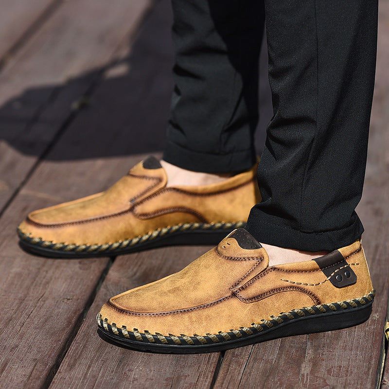 🔥Męskie buty ortopedyczne wykonane z australijskiej skóry cielęcej👞Szyte ręcznie✅Wygodne chodzenie, łagodzenie bólu✅Wodoodporne i antypoślizgowe✅