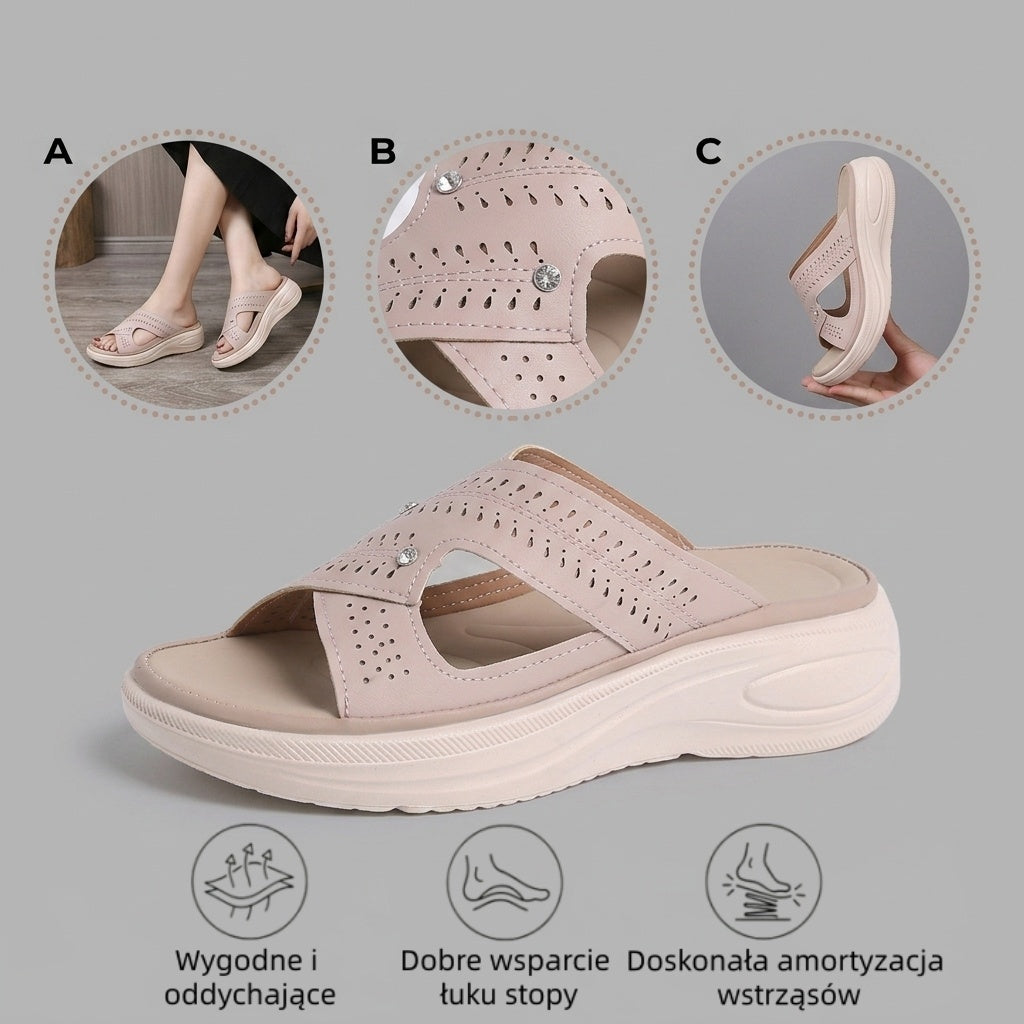 🔥 Ograniczona czasowo zniżka 50%! Letnie sandały ortopedyczne – ergonomiczne, wygodne i oddychające, które łagodzą ból. ✅