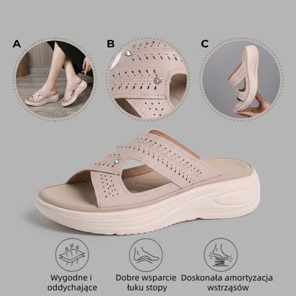 🔥 Ograniczona czasowo zniżka 50%! Letnie sandały ortopedyczne – ergonomiczne, wygodne i oddychające, które łagodzą ból. ✅