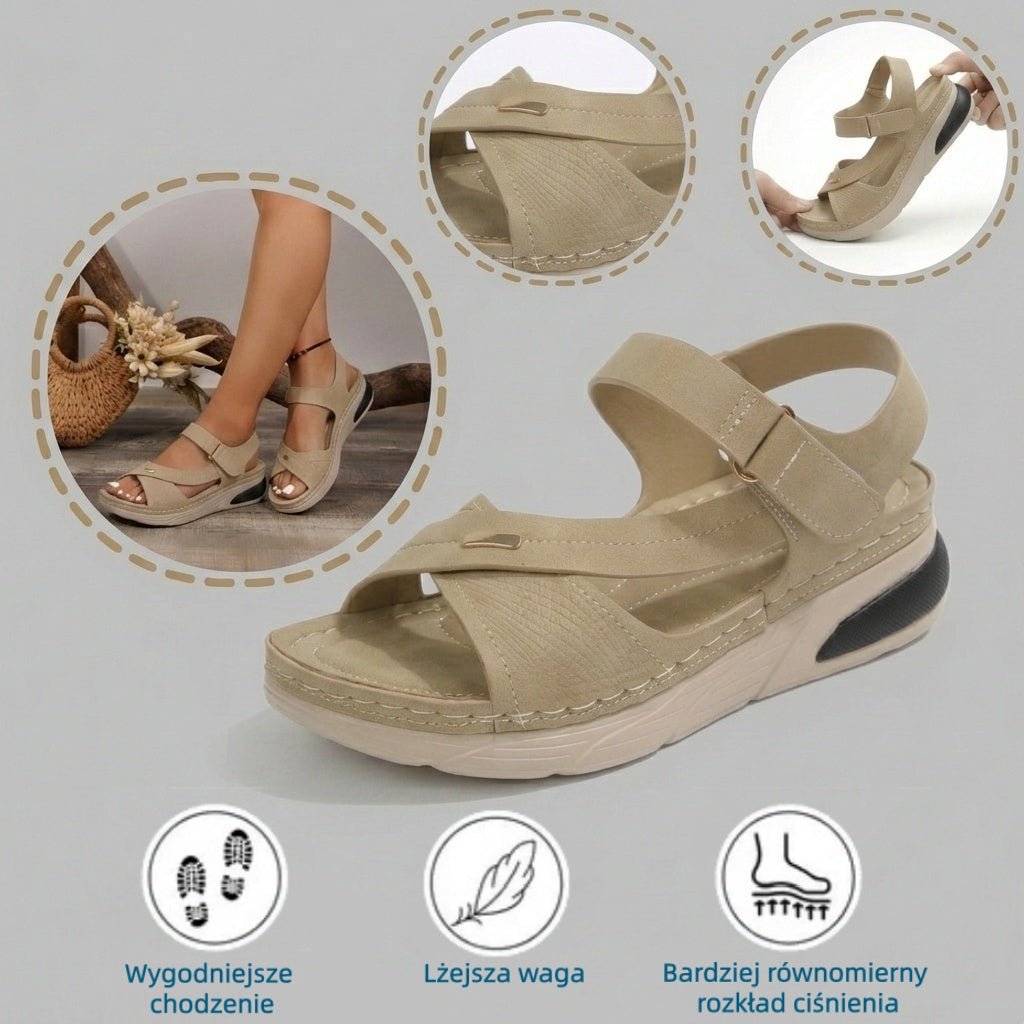 🔥 Ograniczona czasowo zniżka 50%! Letnie sandały ortopedyczne – ergonomiczne, wygodne i oddychające, które łagodzą ból. ✅