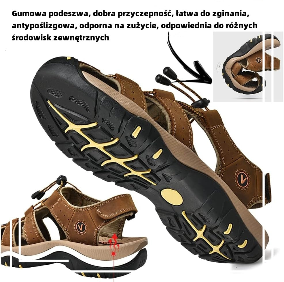 (🔥Specjalna oferta letnia, 60% zniżki przez ograniczony czas) ⏰Moda na pierwszym miejscu - miękkie i wygodne sandały (wsparcie łuku stopy ułatwia chodzenie)