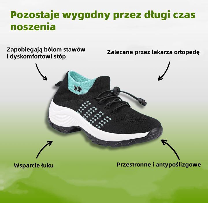 (🔥Ograniczona czasowo zniżka 50% - nie przegap) ⏰ Ergonomiczne - miękkie i wygodne damskie buty ortopedyczne ✅ Wsparcie łuku stopy ułatwia chodzenie
