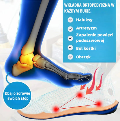 🎉50% zniżki dzisiaj - Nie przegap! ⏰✅Wsparcie łuku stopy✅Wygodne i bezbolesne chodzenie✅Ergonomiczna konstrukcja