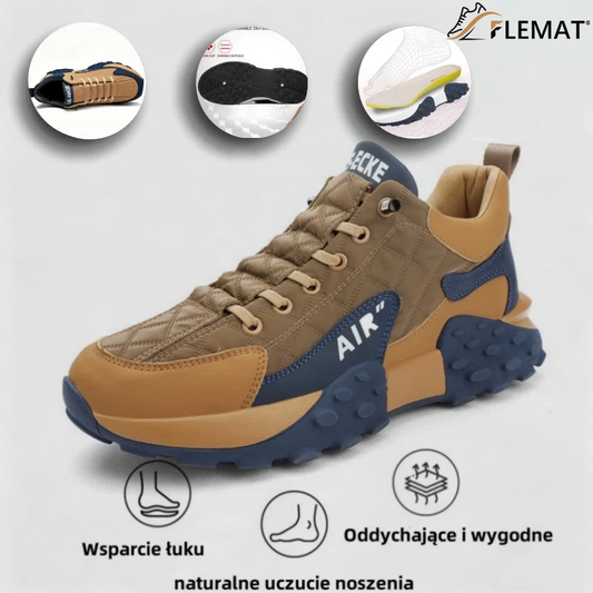 (🔥60% zniżki dzisiaj - nie przegap!) flemat® - Męskie buty ortopedyczne z amortyzacją ✅ Pożegnaj ból stóp i ciesz się całodziennym komfortem!