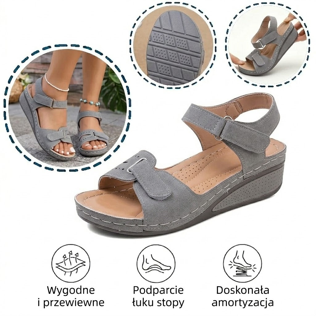⏰Ograniczona czasowo promocja z obniżką o połowę🔥Letnie sandały ortopedyczne ✅Wsparcie łuku stopy ✅Wygodne i bezbolesne chodzenie ✅Ergonomiczna konstrukcja