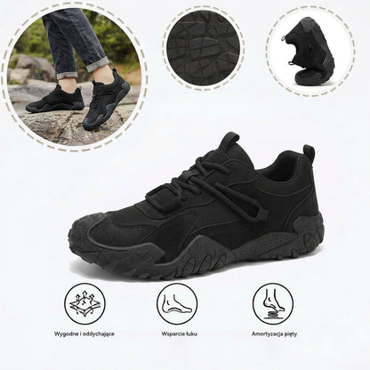 Ortopedyczne buty trekkingowe — z podparciem łuku stopy dla wygody podczas chodzenia