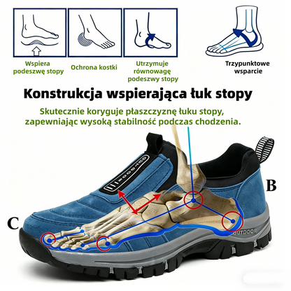 (🔥50% zniżki dzisiaj - nie przegap!)flemat® - Męskie buty ortopedyczne z amortyzacją ✅ Pożegnaj ból stóp i ciesz się całodziennym komfortem!