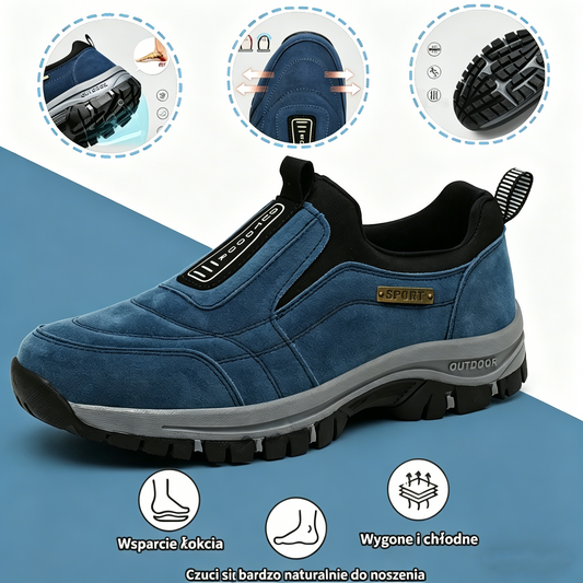 (🔥50% zniżki dzisiaj - nie przegap!)flemat® - Męskie buty ortopedyczne z amortyzacją ✅ Pożegnaj ból stóp i ciesz się całodziennym komfortem!