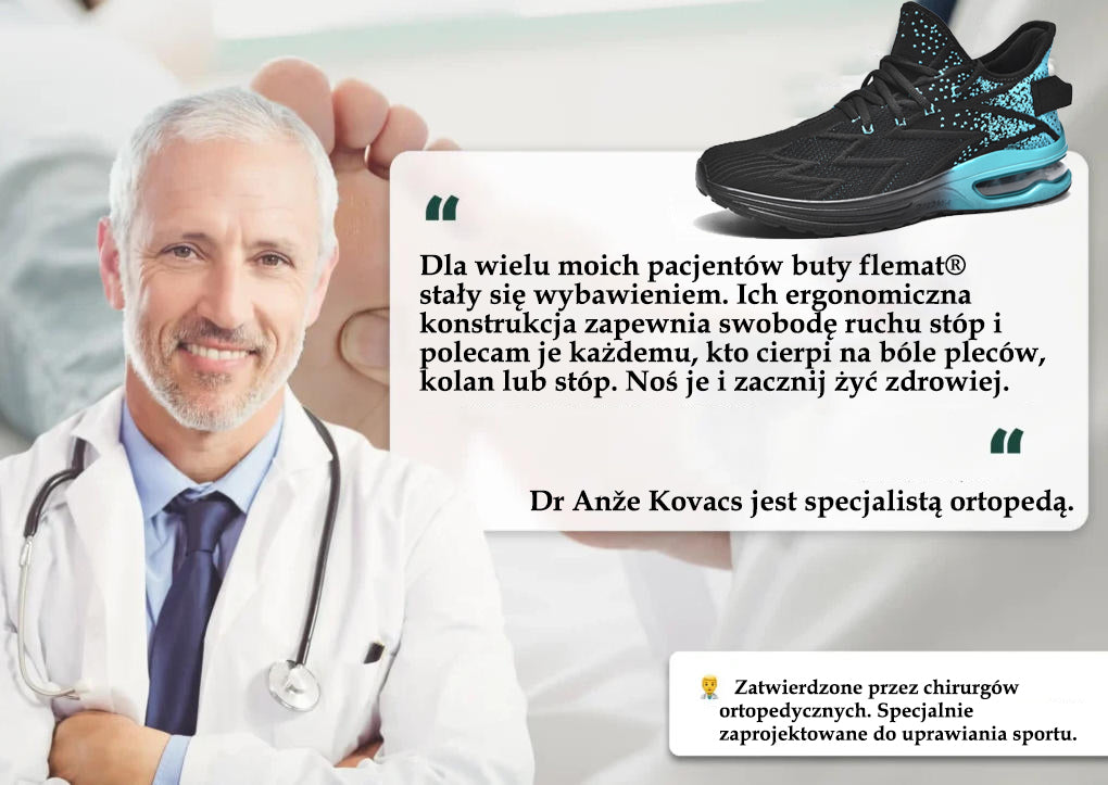 Ortopedická obuv flemat® | Ergonomicky tvarovaná, měkká a pohodlná, zmírňuje únavu nohou po dlouhém pracovním dni.