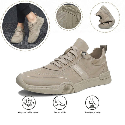 🔥Męskie buty ortopedyczne wykonane z australijskiej skóry cielęcej👞Szyte ręcznie✅Wygodne chodzenie, łagodzenie bólu✅Wodoodporne i antypoślizgowe✅