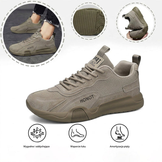 🔥 Buty ortopedyczne z siateczki Flemat® | Zapewniają wsparcie łuku stopy, łagodząc ból; miękkie i wygodne, co ułatwia chodzenie.