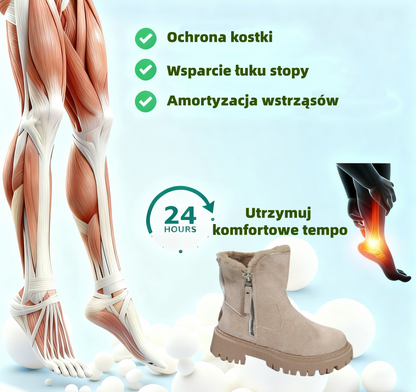 (🔥60% zniżki dzisiaj - nie przegap!) ⏰ LULUMALASS® - Ergonomiczne - Wodoodporne, antypoślizgowe, ocieplone wełną buty ✅ Wsparcie łagodzące ból łuku stopy