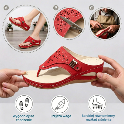 🔥 Ograniczona czasowo zniżka 50%! Letnie sandały ortopedyczne – ergonomiczne, wygodne i oddychające, które łagodzą ból. ✅