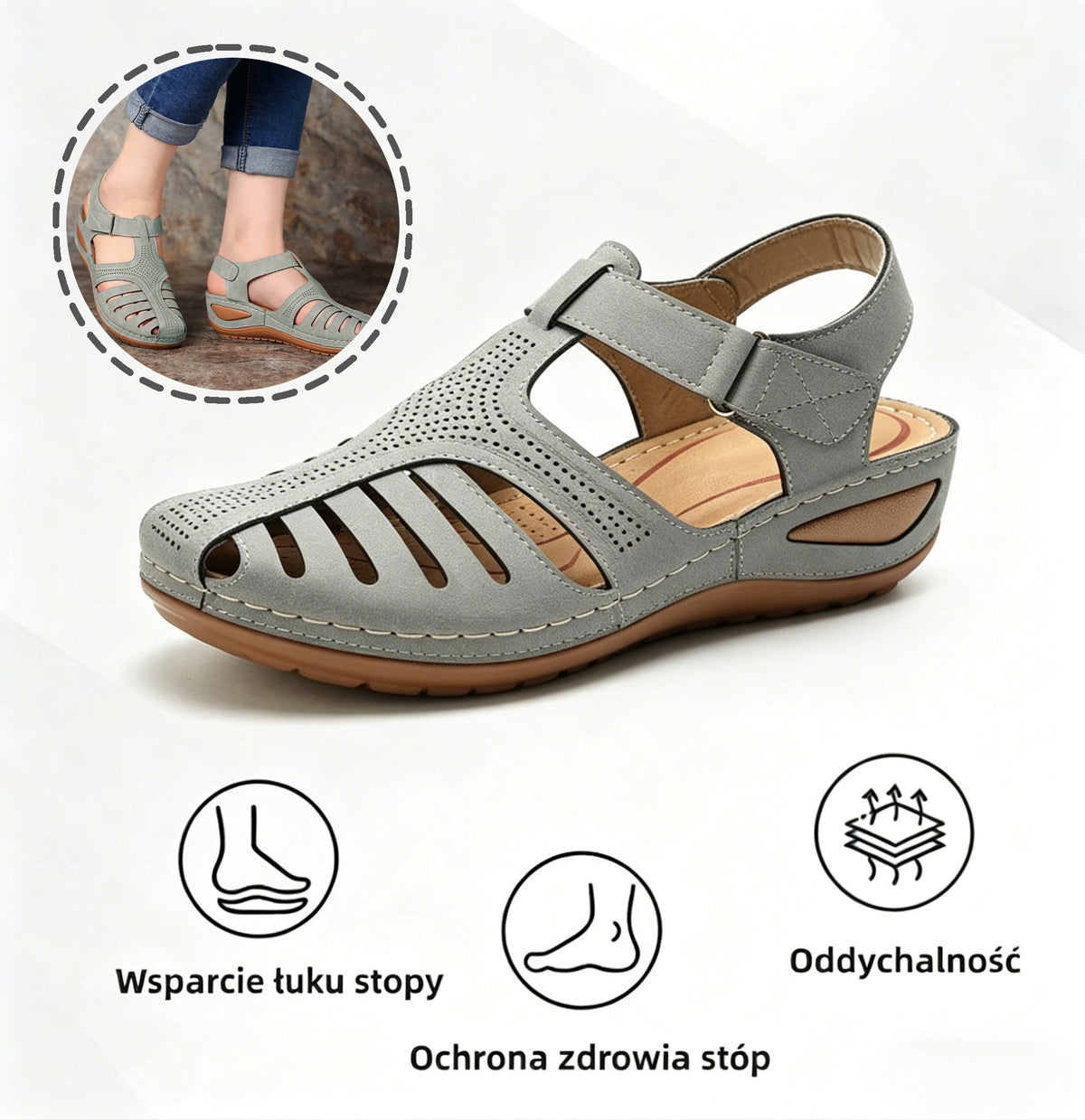 🎉50% zniżki dzisiaj - Nie przegap! ⏰✅Wsparcie łuku stopy✅Wygodne i bezbolesne chodzenie✅Ergonomiczna konstrukcja