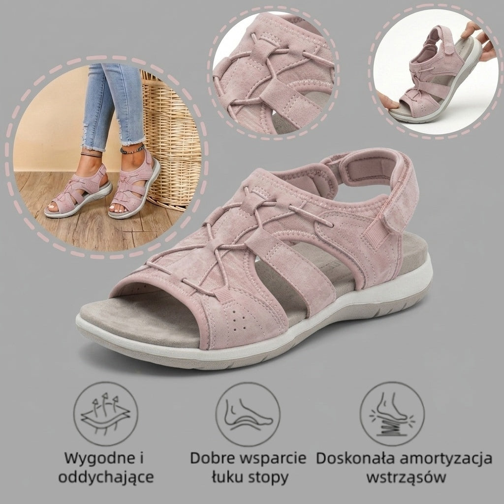 🔥 Ograniczona czasowo zniżka 50%! Letnie sandały ortopedyczne – ergonomiczne, wygodne i oddychające, które łagodzą ból. ✅