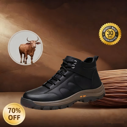 🔥50% zniżki dzisiaj, nie przegap!🐂 Męskie buty ortopedyczne wykonane są z wysokiej jakości włoskiej skóry bydlęcej 👞 Łagodzą ból ✅ Wygodne chodzenie