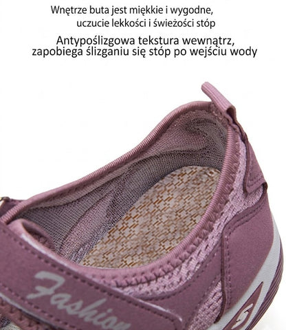 【⏰60% zniżki dzisiaj - nie przegap!】Nowe modne sandały na rok 2026✅ Szerokie palce + Regulacja na rzep + Amortyzacja poduszki powietrznej+ 🔴Wielopunktowe wsparcie łuku stopy