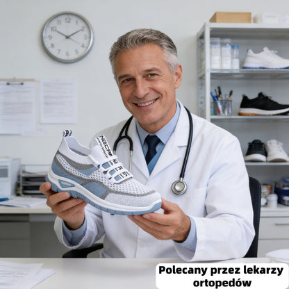Buty ortopedyczne flemat® | Obuwie wiosenne łagodzące ból pleców, stawów i stóp; oddychające i wygodne