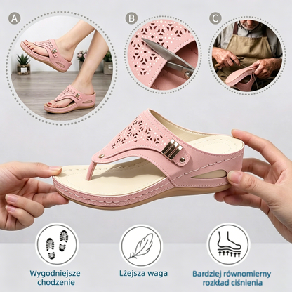 🔥 Ograniczona czasowo zniżka 50%! Letnie sandały ortopedyczne – ergonomiczne, wygodne i oddychające, które łagodzą ból. ✅